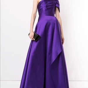 Royal Bambah purple gown Made in Dubai